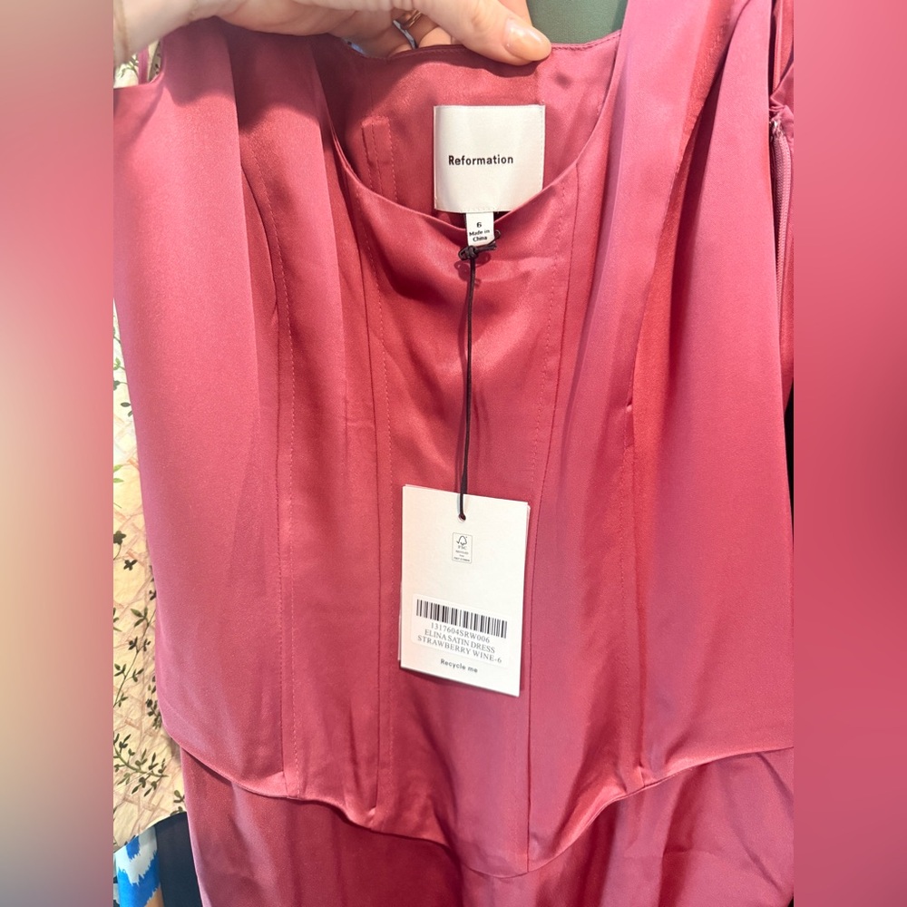 Reformation Elina Corset Dress NWT - Picture 3 of 10